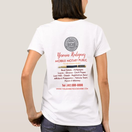 T-shirt Publique mobile (Dos)