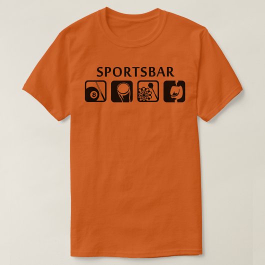 T-shirt Pubs sports bar (Design devant)