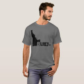 T-shirt Puce Idaho construite (Devant entier)