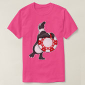 T-shirt Puces de pingouin (Design devant)