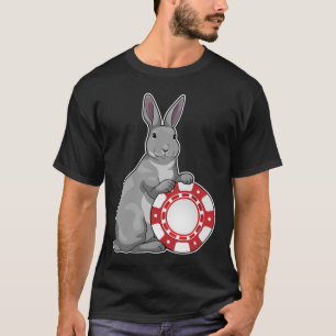 T-shirt Puces de poker de lapin