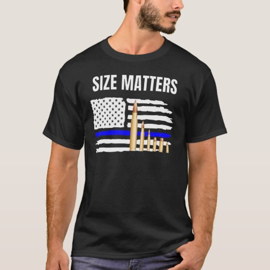 T-shirt Puces Size Matters (Devant)