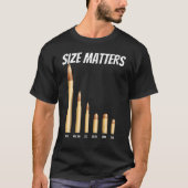 T-shirt Puces Size Matters (Devant)