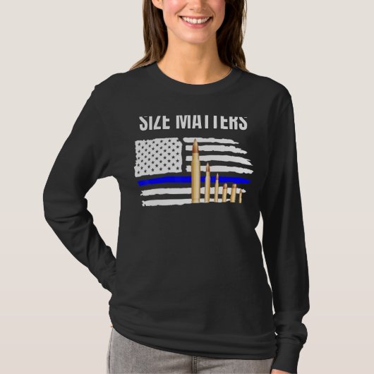 T-shirt Puces Size Matters (Devant)