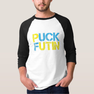 T-shirt Puck Foutine Mème Je Me Tiens Pour L'Ukraine