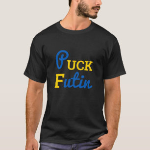 T-shirt Puck Foutine Ukraine soutient le patriotique ukrai