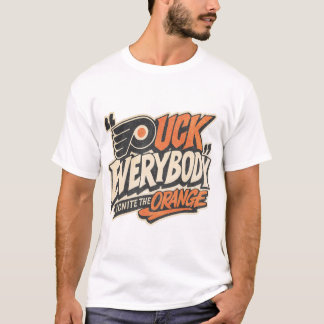 T-shirt Puck tout le monde allumez l'orange Philadelphie