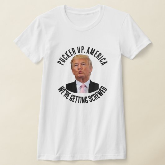 T-shirt Pucker America Trump Lips (Poser)
