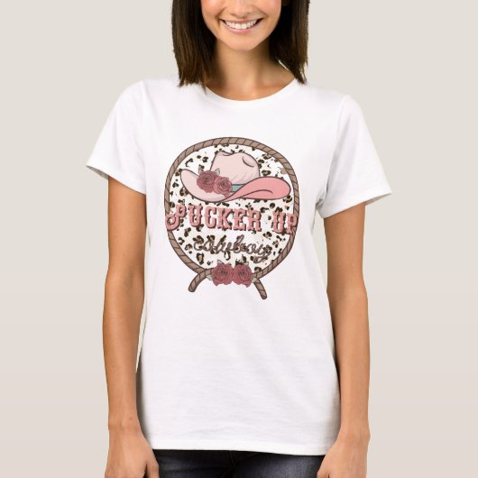 T-shirt Pucker Up Cowboy (Devant)