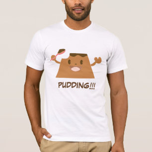 T-shirt PUDDING au chocolat ! ! ! ! Drôle Mette