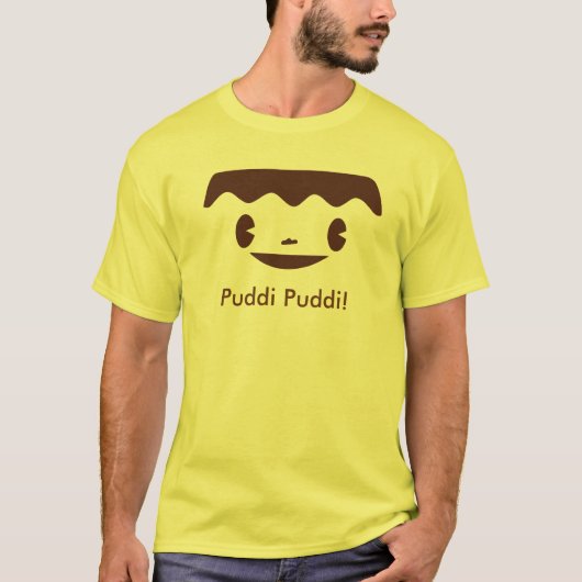 T-shirt Pudding de Giga, Puddi Puddi ! (Devant)