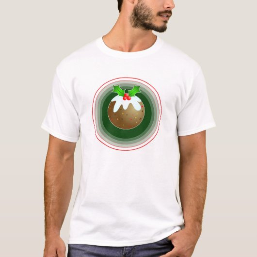 T-shirt Pudding de Noël (Devant)