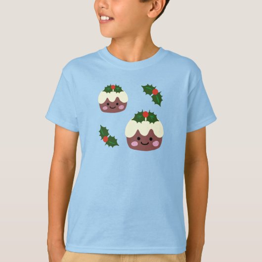 T-shirt Pudding de Noël (Devant)
