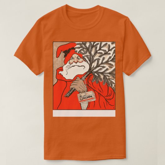 T-shirt Pudding De Noël Et Germanique Père Noël Vector (Design devant)