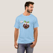 T-shirt Pudding de Noël personnalisé (Devant entier)