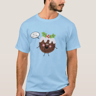 T-shirt Pudding de Noël personnalisé