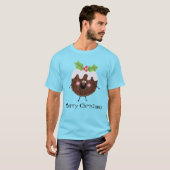 T-shirt Pudding de Noël personnalisé (Devant entier)