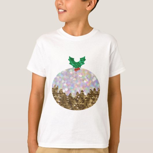T-shirt puddings de Noël (Devant)