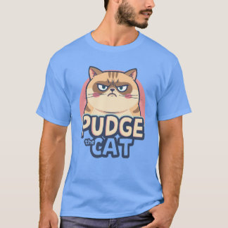 T-shirt Pudge le chat
