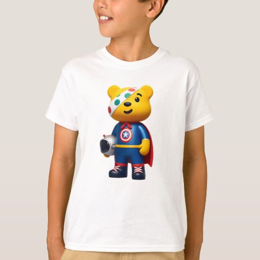 T-shirt Pudsey Superhero (Devant)