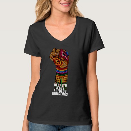 T-shirt pueblos indigenas (Devant)