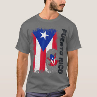 T-shirt Puerto Rico Flag Hispanic Heritage Boricua Puerto 