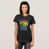 T-shirt Puerto Vallarta Mexico Retro Throwback Surf & Beac (Devant entier)