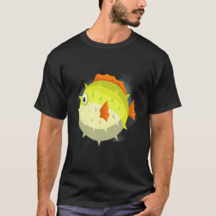 T-shirt Puffer Fish Deep Ocean Créatures et Rift Life