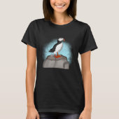 T-shirt Puffin à main fine (Devant)