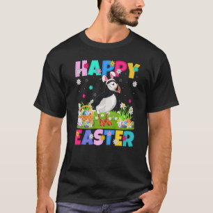 T-shirt Puffin Bird Joyeux Bunny de Pâques Puffin Pâques S