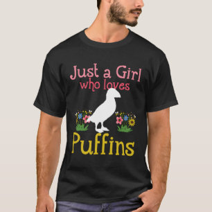 T-shirt Puffin Juste Un Qui Aime Les Puffins
