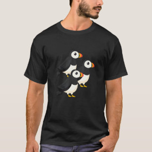 T-shirt Puffin Nordique Bird Islande Cute Beak Birdwatcher