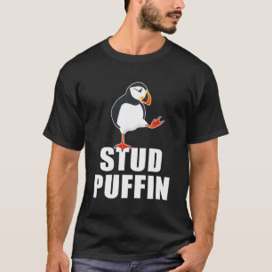 T-shirt Puffin Stud Funny Puffins d'oiseaux de mer