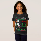 T-Shirt Puffin Xmas Doux moche Puffins Lover Drôle mignon (Devant entier)