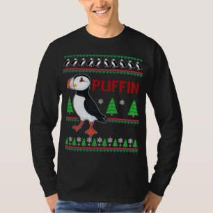 T-shirt Puffin Xmas Doux moche Puffins Lover Drôle mignon