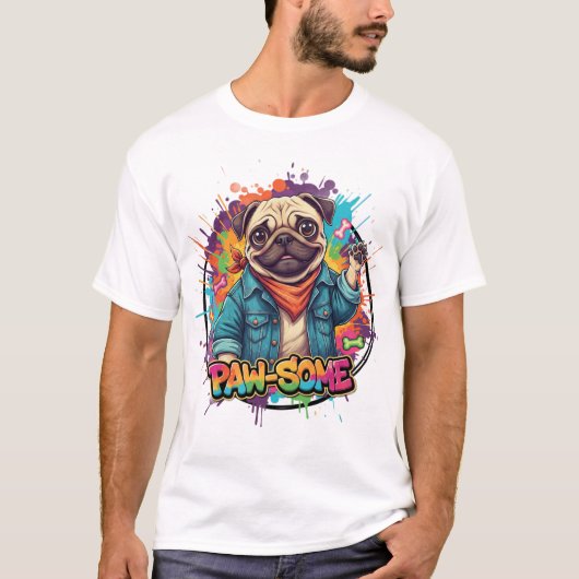T-shirt Pug (Devant)