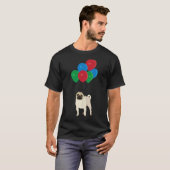 T-shirt Pug Ballon 585 (Devant entier)