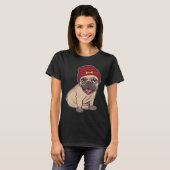 T-shirt Pug Beanie 459 (Devant entier)