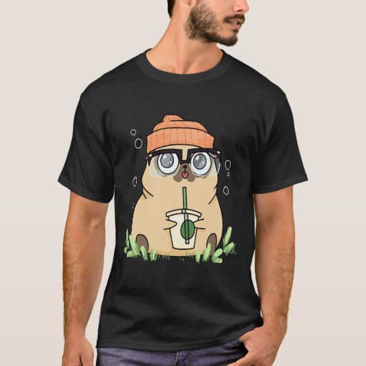 T-shirt Pug Beanie 476 (Devant)