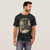 T-shirt Pug bringé (Devant entier)