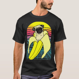 T-shirt pug chou banana esthétique