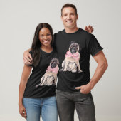 T-shirt Pug Coquette (Unisexe)