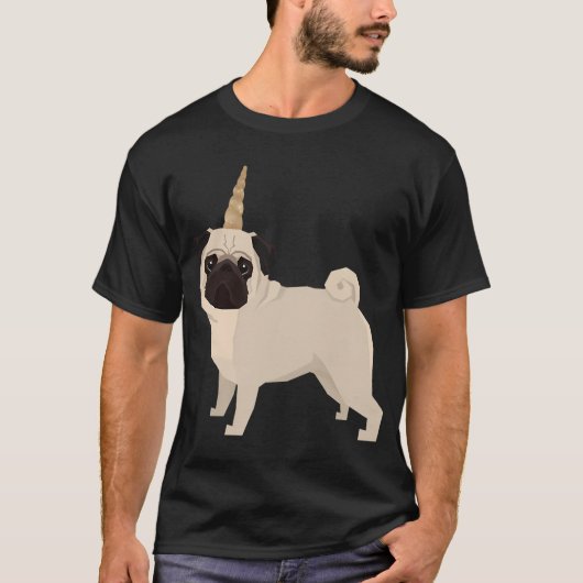 T-shirt Pug Coupable (Devant)