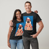 T-shirt pug de Manhattan (Unisexe)