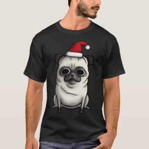 T-shirt Pug de Noël - Puggle - Amateur de Chien - Chien Dr