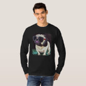T-shirt Pug Dog Mom Dad Cute & Pug Graphic Pug (Devant entier)