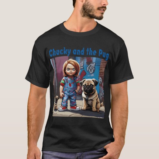 T-shirt Pug et Chucky 2 (Devant)