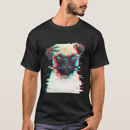 T-shirt PUG FOU Classique 841 (Devant)