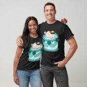 T-shirt Pug gâteau d'anniversaire (Unisexe)