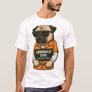 T-shirt Pug incroyablement cool - Design de chien drôle de